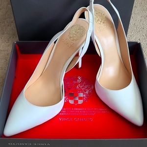 White Vince Camuto Heels